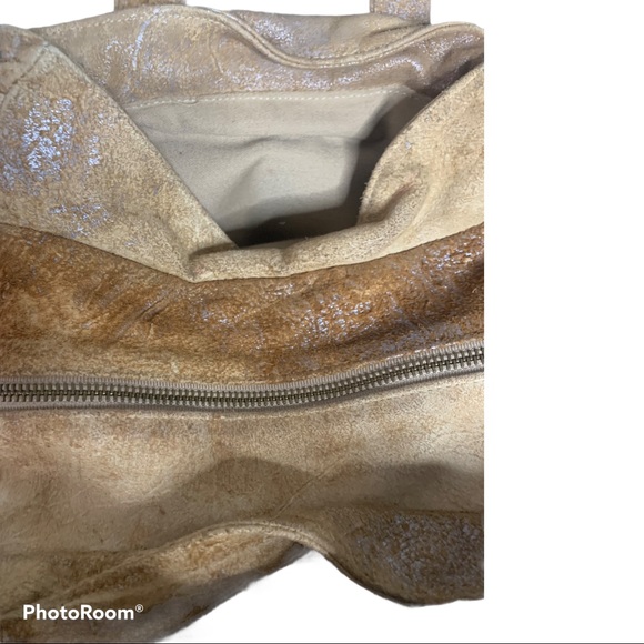 Botkier distressed leather tan trigger bag. - Picture 6 of 6